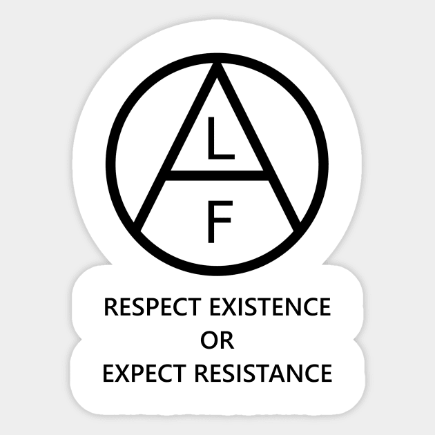 Animal Liberation Front Sticker by NewAndGreat